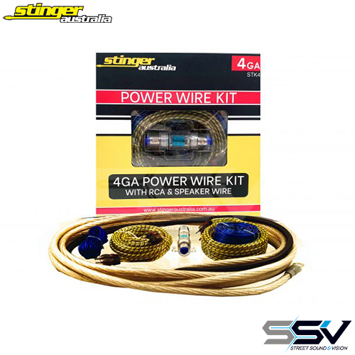 Stinger Australia 4GA Amplifier Wiring Kit