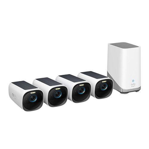 Eufy T8873TW1 (4-Pack) Security eufyCam 3 4K Wireless Home Security System