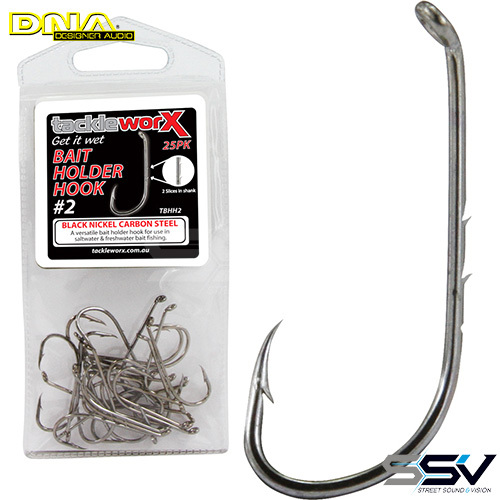 DNA TBHH2 Bait Holder Hook #2 - 25 Pack