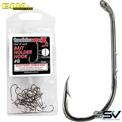 DNA TBHH8 Bait Holder Hook #8 - 25 Pack