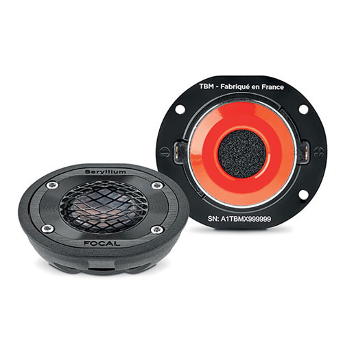 Focal TBM Tweeters Pair Utopia Beryllium tweeter combines with ‘M’-profile dome and TMD® surround