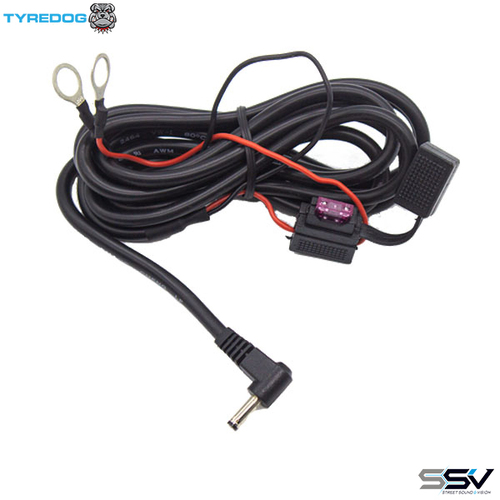 Tyredog TD-RYHAR-M8 Hardwire Cable for Tyredog Relay / Montior with Fuse / Ring Terminals