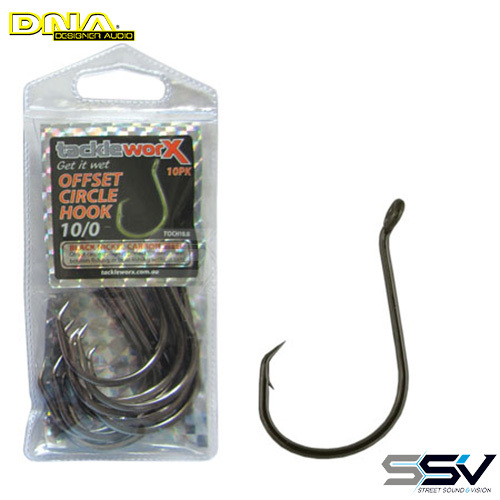 DNA TOCH10.0 Offset Circle Hook 10/0 - 10 Pack