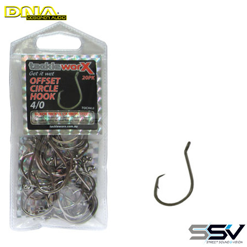 DNA TOCH4.0 Offset Circle Hook 4/0 - 20 Pack