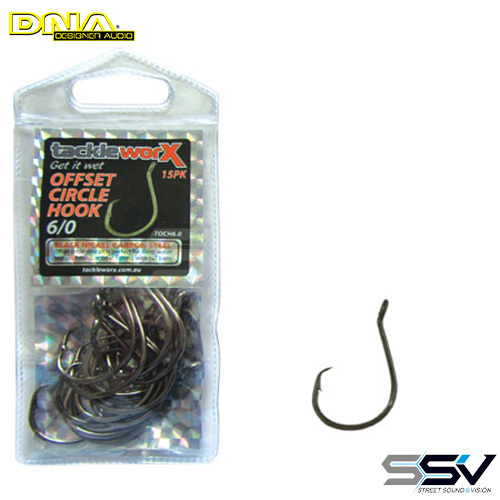 DNA TOCH6.0 Offset Circle Hook 6/0 - 15 Pack