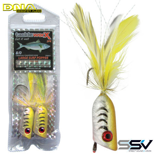 DNA TP400Y Medium Surf Popper 4/0 - Yellow