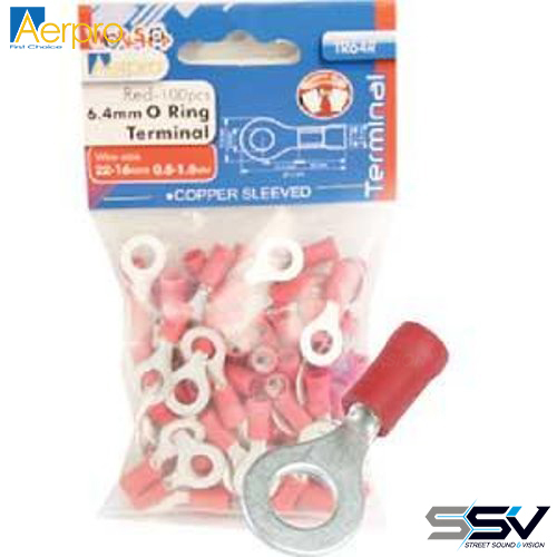 Aerpro TR64R 64mm o ring terminal red