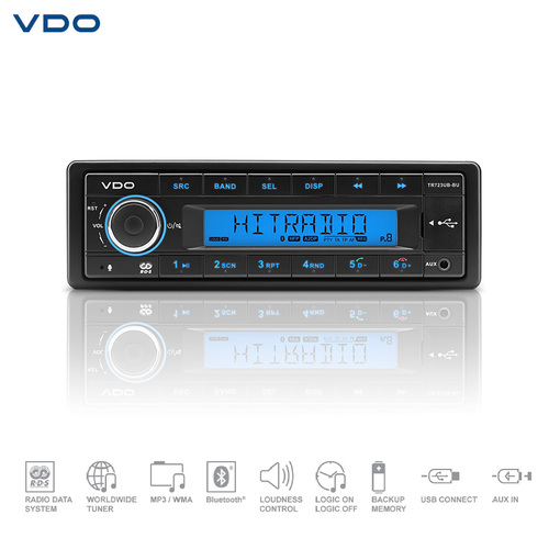 VDO TR723UB-BU RADIO / USB MP3 / WMA / Bluetooth® 24V