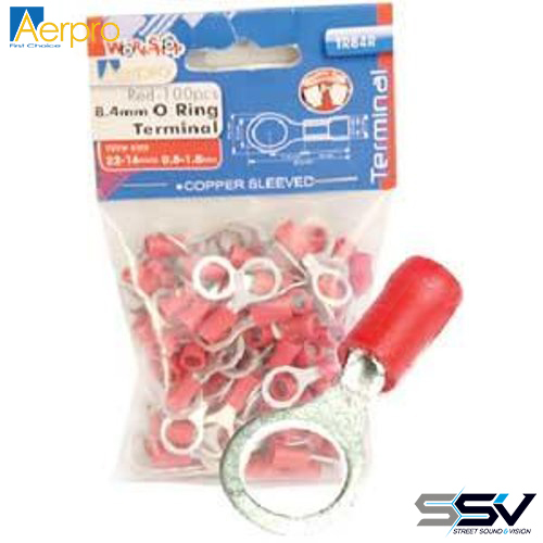 Aerpro TR84R 84mm o ring terminal red