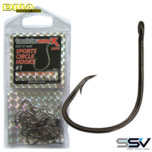 DNA TSC1 Sports Circle Hook #1 - 25 Pack