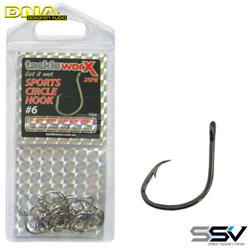 DNA TSC6 Sports Circle Hook #6 - 25 Pack