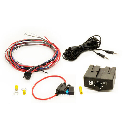 Kicker UNIHSKIT Wiring Loom, Remote Bass Control + Cable and Fuse Holder