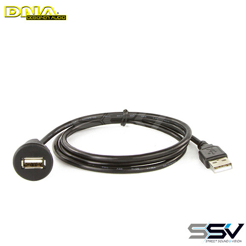 DNA UNIUSB02 Universal Push In USB Extension Lead 1M