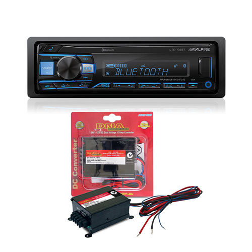 Alpine Stereo Bundle To Suit 24 Volt Audio