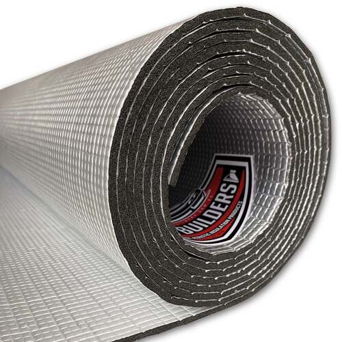 Car Builders Van Seal 4mm Foil Faced Closed Cell Foam 1m x 10m