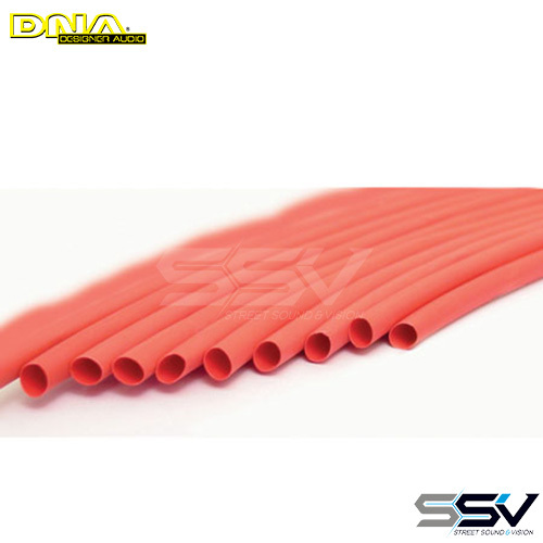 DNA WAH102 Heat Shrink Red 2mm - 10 Pack