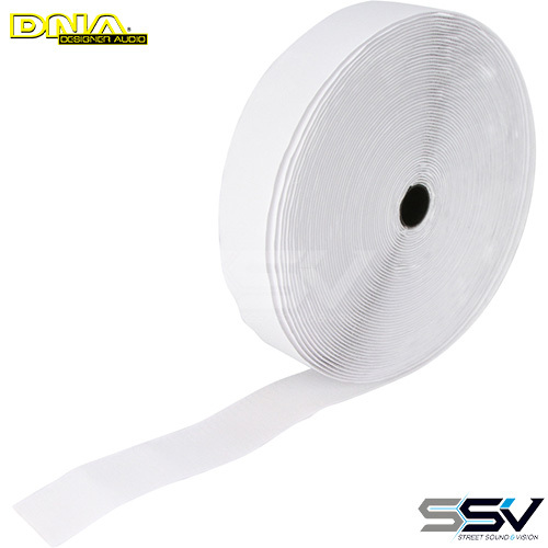 DNA WAL5025W Adhesive Loop 50mm x 25 Mtr Roll - White