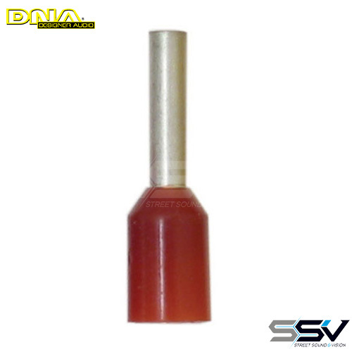 DNA WCE152 Red Cord End Crimp - 100 Pack