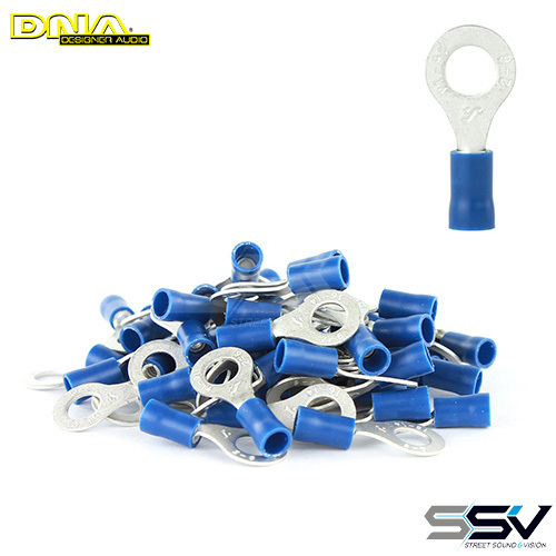 DNA WCI023 6.5mm Blue Ring Termin Single Grip 100Pk