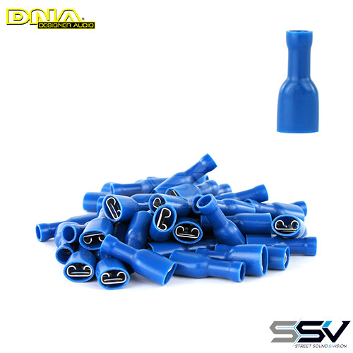 DNA WCI074 6.4mm Blue Insul Term Single Grip 100Pk