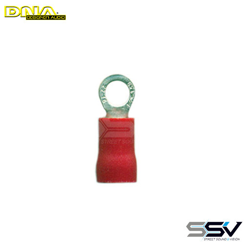 DNA WCI101 3.7mm Red Ring Terminal - 100 Pack