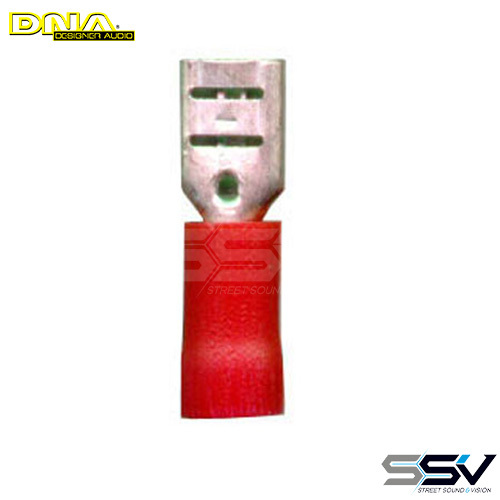 DNA WCI113 4.8mm Red Female Qc Terminal - 100 Pack