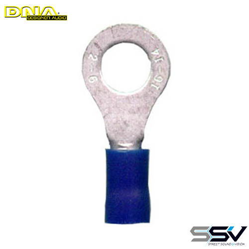 DNA WCI123 6.5mm Blue Ring Terminal 100 Pack