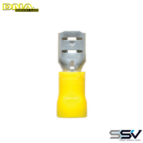 DNA WCI151 6.4mm Yellow Female Unin Spade 100 Pack