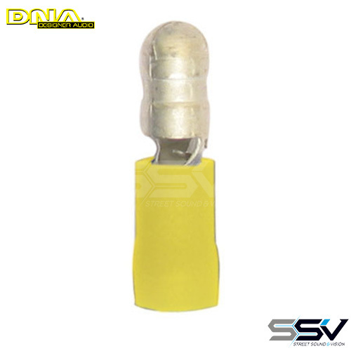 DNA WCI156 5mm Male Bullet Yellow Term - 100 Pack