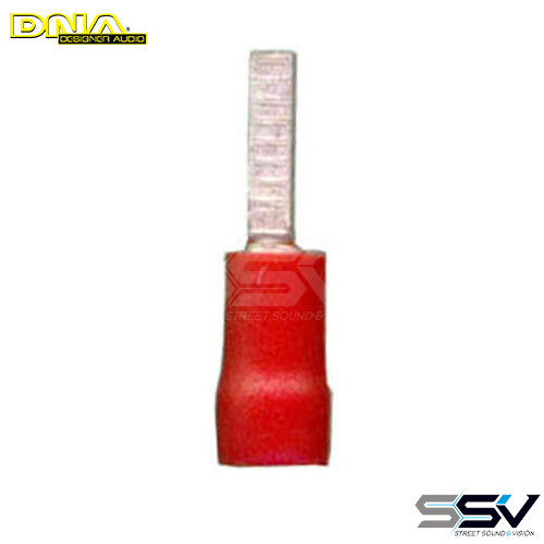 DNA WCI163 2.4mm Red Spade Terminal - 100 Pack