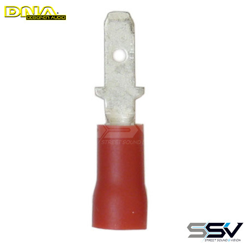 DNA WCI168 2.8mm Red Male Lug Terminal - 100 Pack