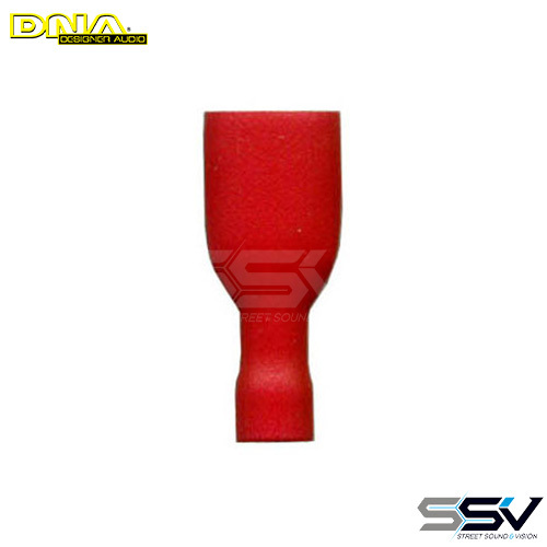 DNA WCI173 6.4mm Red Fully Insulated Terminal 100Pk