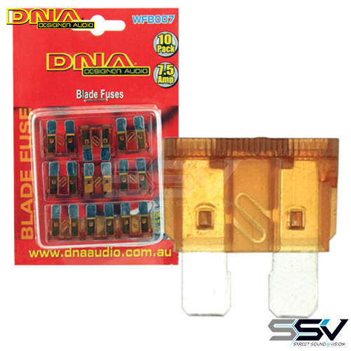 DNA WFB007 7.5 Amp Blade Fuse - 10 Pack