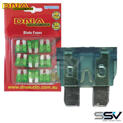 DNA WFB030 30 Amp Blade Fuse - 10 Pack