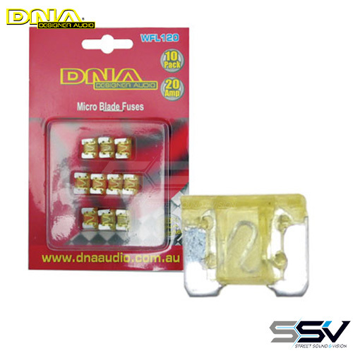 DNA WFL120 20 Amp Micro Blade Fuse - 10 Pack