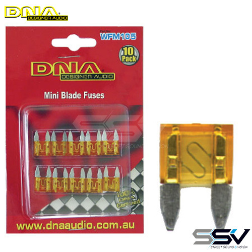 DNA WFM105 5 Amp Mini Blade Fuse - 10 Pack