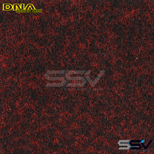 DNA WHC031 2m x 1m Speaker Carpet Black / Red