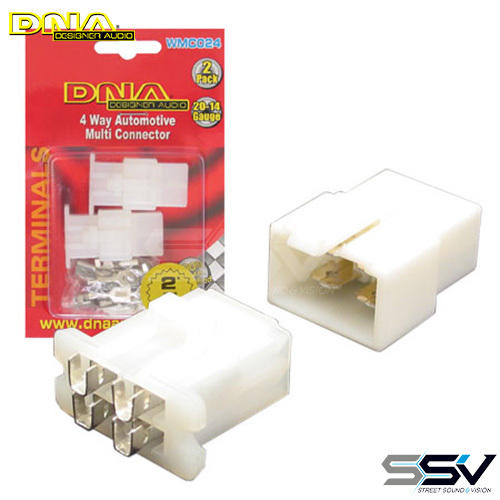 DNA WMC024 4 Way Auto Multi Connector 2 Pack