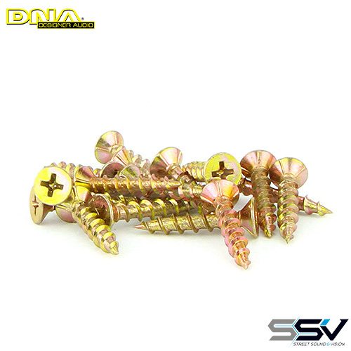 DNA WSC825 25mm Chipboard Screws 8G 100 Pack Gold