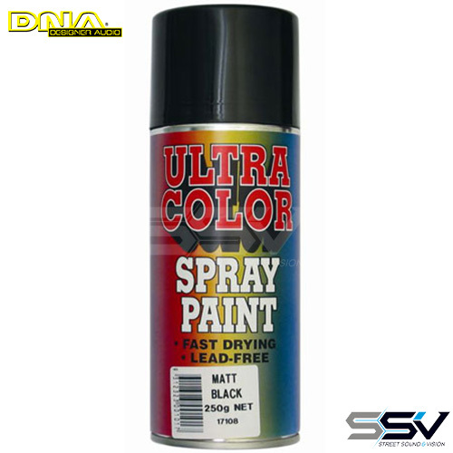 DNA WSP001B Matt Black Spray Paint - 250g