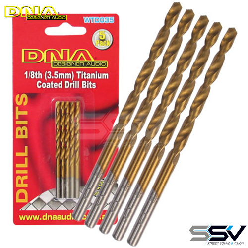 DNA WTD035 1/8th - 3.5mm Drill bit - 5 Pk