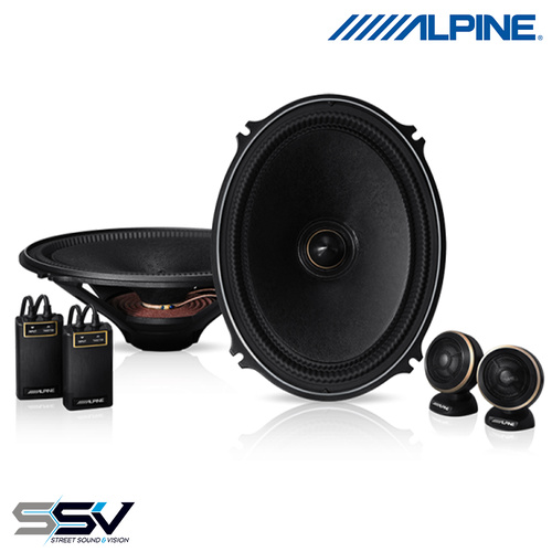 Alpine X-710S X-Premium Sound 7 x 10" Component Speakers