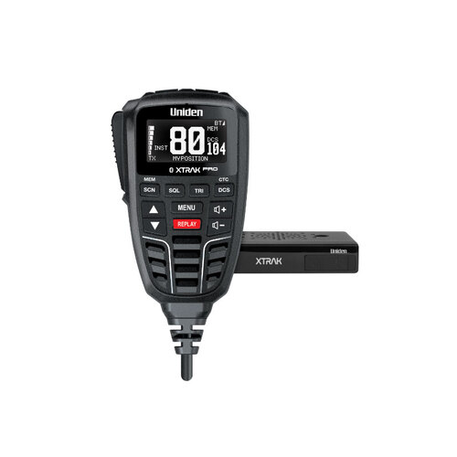 UNIDEN XTRAK 80 Pro Smart UHF Radio with Large OLED Display and Location Sharing