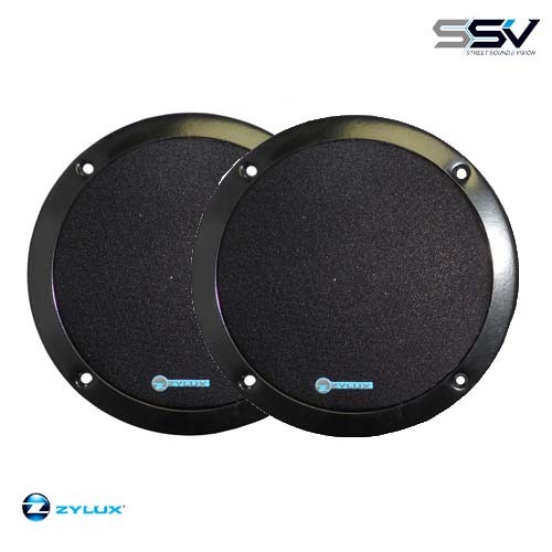 Zylux 6 inch Pair Slimline RV Speaker 40 Watts - Black